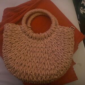 Small wicker Handbag